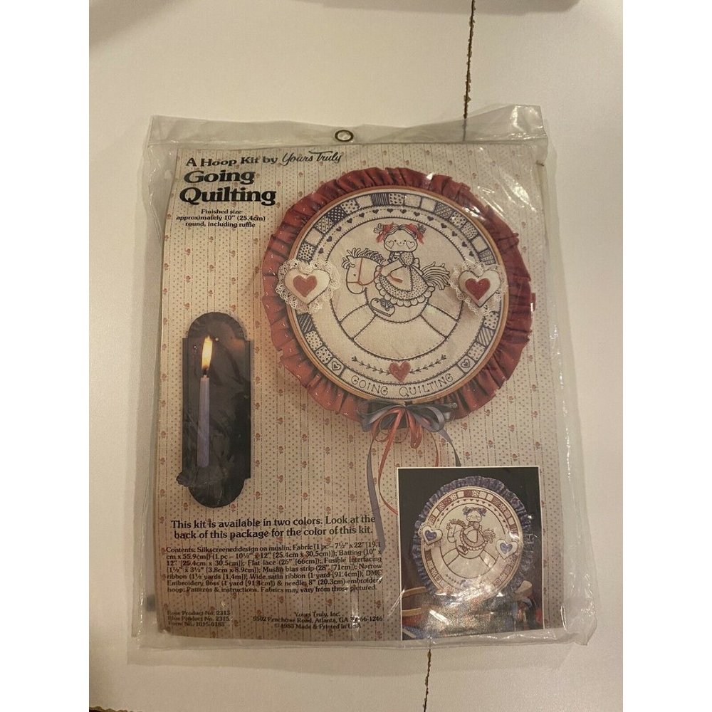 Vintage Quilting Hoop Kit By Yours Truly Going Qui